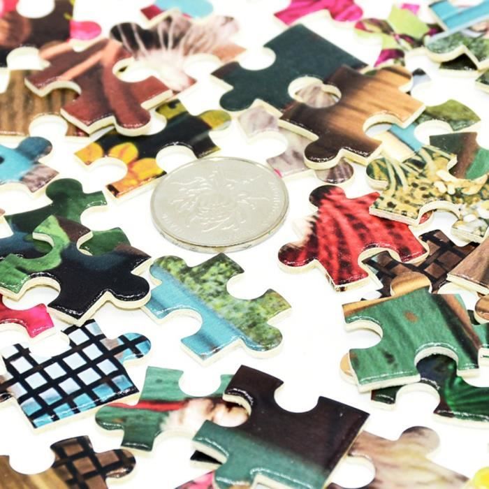 Tucocoo Casse-tête de 1000 pièces pour adultes - Peinture de graffiti singe - Puzzle coloré Street Art Radio de 1000 pièces pour défi - Jeu d'activités familiales - Banksy Art DIY