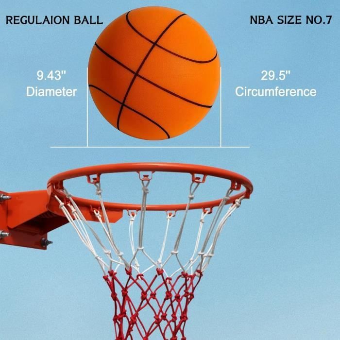 Silent Basketball Ballon Entraînement Silencieux Mousse Haute Densité - Intérieur