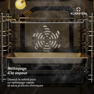 Four Electrolux CKB101W Blanc - Fonction Convection, AquaClean, Gril Intégré | Classe A, 58L