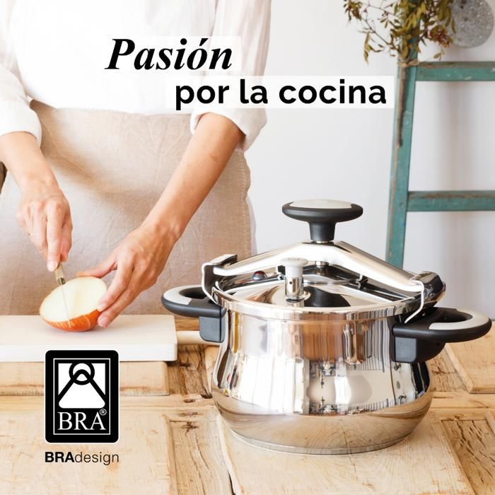 Autocuiseur Rapide MONIX Quick 6 Litres - Acier Inox 18/10 - Compatible Induction - Triple Système De Sécurité Cuisson Rapide Induction Autocuiseur Rapide MONIX Quick 6 Litres - Acier Inox 18/10 - Compatible Induction - Triple Système De Sécurité Cuisson Rapide Induction