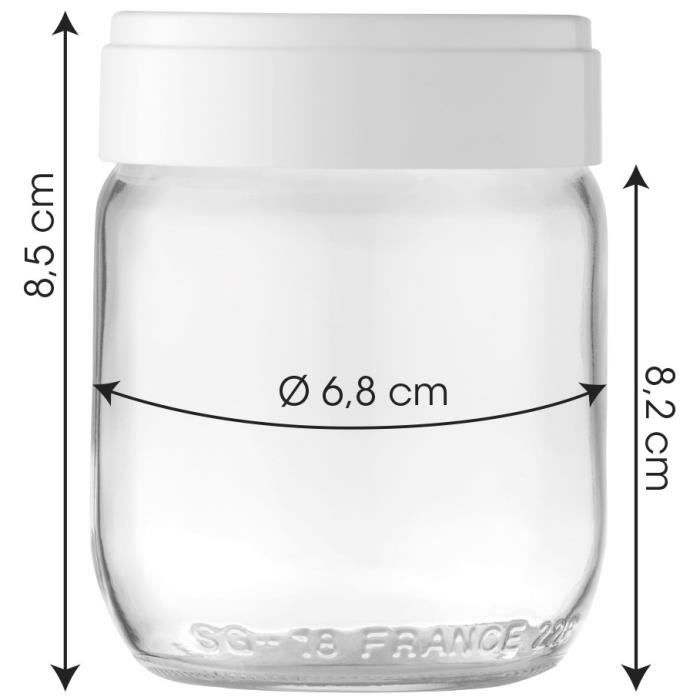 Livoo - Yaourtière digitale 21.5W Programmable 12 pots en verre