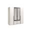 Armoire 4 Portes 2 Tiroirs Blanc Gris Sugar Achat Vente