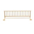 Combelle - Barrière de lit en bois enfant - Naturel vernis - 127x35 cm-0