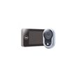 Judas numérique Premium FICHET - caméra infrarouge extérieur et détecteur mouvement - Blanc - 14 mm - Métal-0