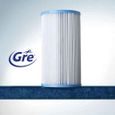 Cartouche pour filtre piscine - GRE - AR118IMP ou ASKOL - Filtre à cartouche - Blanc - Plastique-0