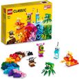 LEGO® 11017 Classic Monstres Créatifs, Boite de Briques, 5 Jouets en Forme de Mini-Monstre à Construire 4 Ans et Plus-0