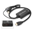 XCSOURCE Adaptateur HDMI Audio vers + Jack 3.5mm Convertisseur SPDIF Toslink Optique pour Blu-ray Lecteur DVD AC1359-0
