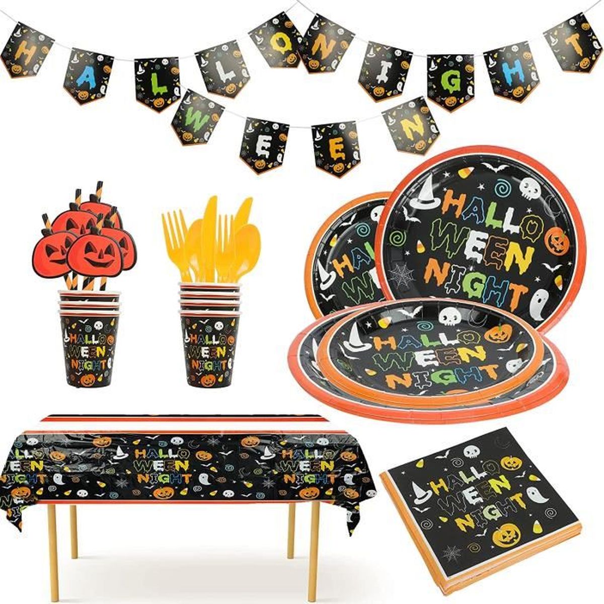 40pcs Set -Ensemble De Vaisselle Jetable à Thème Souris,fournitures De Fête D'anniversaire Pour