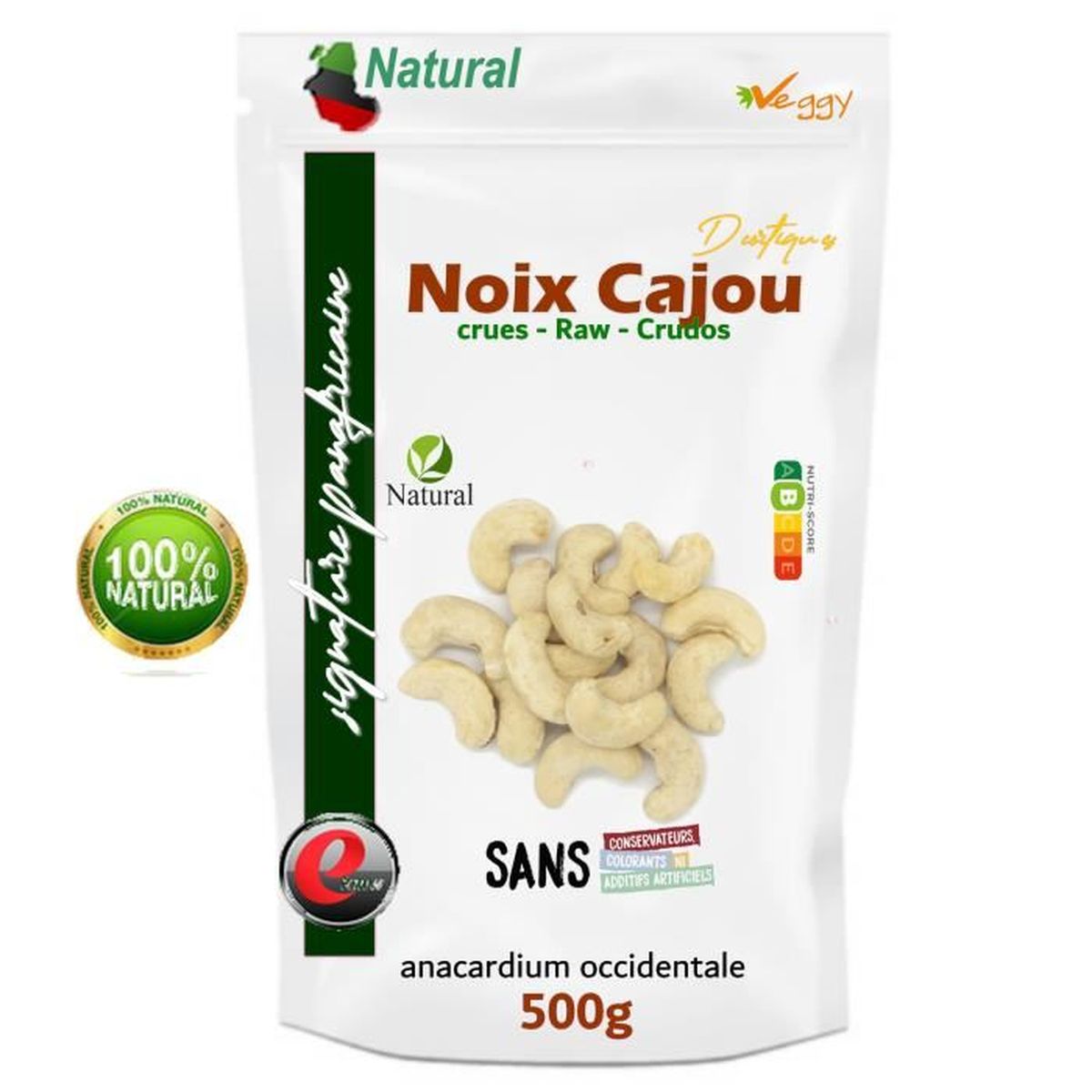 Noix de Cajou Bio - 1kg - 123gelules