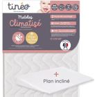Matelas Climatisé TINEO 60x120 cm - Epaisseur 10 cm - Livre avec un plan incliné 15°