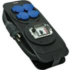 Coffret de chantier - BRENNENSTUHL - 4 prises à clapet - protection différentielle 30mA - 5m de câble