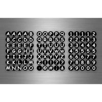 Planche autocollant sticker adhésif alphabet numero chiffre rond calendrier r1