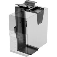 Support pour Tour d'Ordinateur - DURONIC - DMHD1 - Hauteur ajustable - Rangement pivotant à 360° - Blanc et noir