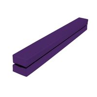 LILIIN  Poutre d'Équilibre 210 cm, Poutre de Gymnastique Pliable, Poutre Portable avec Poignées, violet