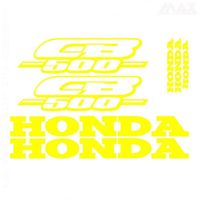 7 stickers CBR 500 – JAUNE – sticker HONDA CB 500 - HON439