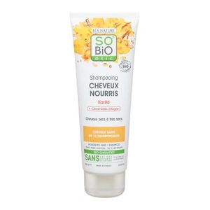 SHAMPOING SOBIO Shampoing cheveux nourris - Karité et céramide d'argan - Bio - 250 ml
