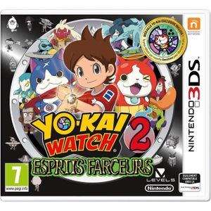 JEU 3DS Yo-Kai Watch 2 : Esprits Farceurs Jeu 3DS - Édition Limitée 1 Médaille incluse