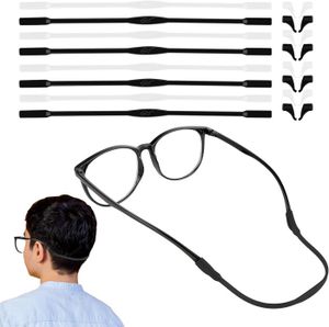 LUNETTES DE NATATION Lot de 8 sangles de lunettes pour enfants avec 8 paires de crochets auriculaires en silicone antidérapant pour lunettes de.[Y274]