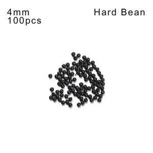 HAMEÇON Haricot dur-4mm--Perles de pêche rondes, souples e