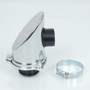 Filtres à air conique Ø 54mm CHROMé cafe racer BOOBER moto custom HONDA YAMAHA