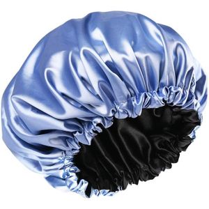 Noir et Rouge 2 Pi/èces Bonnet de Sommeil en Satin Chapeau Satin Chapeau /Élastique Nuit Bonnet de Sommeil pour Femmes Large Bande Satin /élastique Bonnet de Couchage BESTZY Bonnet Nuit Satin
