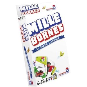 Dujardin - 59017 - Jeu de cartes - MILLE BORNES Le grand Classique Pegboardable - Format Poche Dujardin - 59017 - Jeu de cartes - MILLE BORNES Le grand Classique Pegboardable - Format Poche