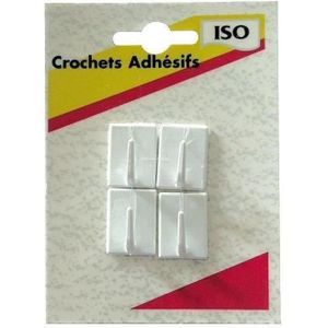 3 Crochets adhésifs mini - QUINCAILLERIE/Crochet adhésif