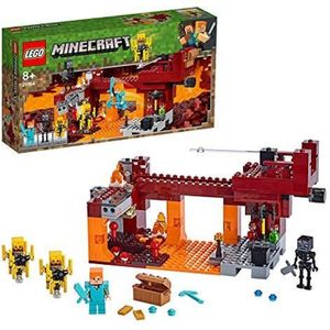 ASSEMBLAGE CONSTRUCTION LEGO Minecraft - Le pont de Blaze - Jeu Constructi