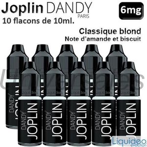LIQUIDE Pack de 10 e-liquides JOPLIN 6mg - LIQUIDEO