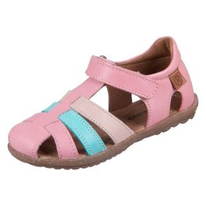 SANDALE - NU-PIEDS Chaussures enfant NATURINO - modèle 3M10001150072401 - couleur rose - dessus en cuir - fermeture lacets