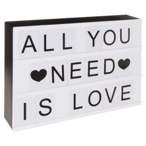 Exemple De Message Boite Lumineuse Tableau Message Lumineux Personnalisable Blanc Achat Vente