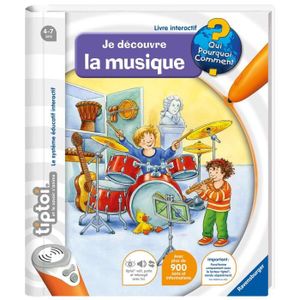 LIVRE INTERACTIF ENFANT tiptoi®, Livre interactif, Je découvre la musique,