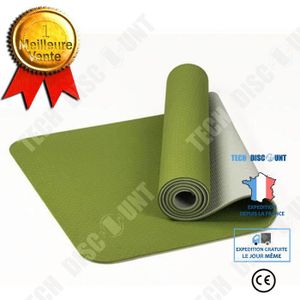 Backlaxx ® Tapis Yoga Liège Caoutchouc Naturel – Non Toxique Antidérapant  Zones Antidérapantes - Cdiscount Sport