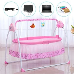 Berceau Electrique Balancoire Bebe Automatique Bascule Bebe Avec Tapis Moustiquaires Kaki Lits Cages Com Bebe Puericulture