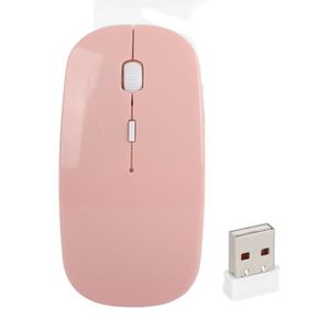 S&C - Mini souris optique sans fil souris rose mini petite Bluetooth sans  fil enfants