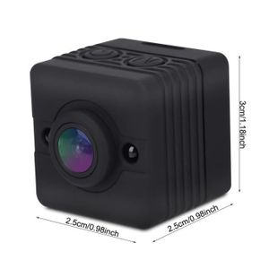CAMÉRA MINIATURE YOSOO Mini Caméra de Sécurité à Domicile Mini Caméra 1080P, 1080P HD Portable Infrarouge Étanche Action 12M optique frontale