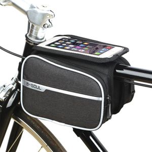 Mobigear Zipper Bag - Support Vélo Cadre de vélo - 6.5 Pouces