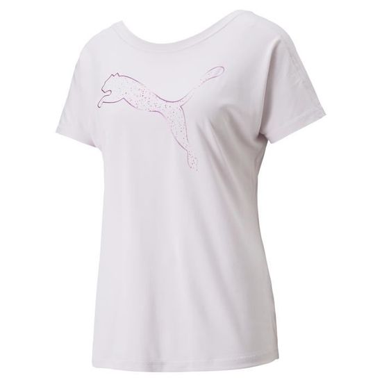 PUMA - T-shirt de sport Train Favorite - technologie DRYCELL évacuation humidité - violet - femme