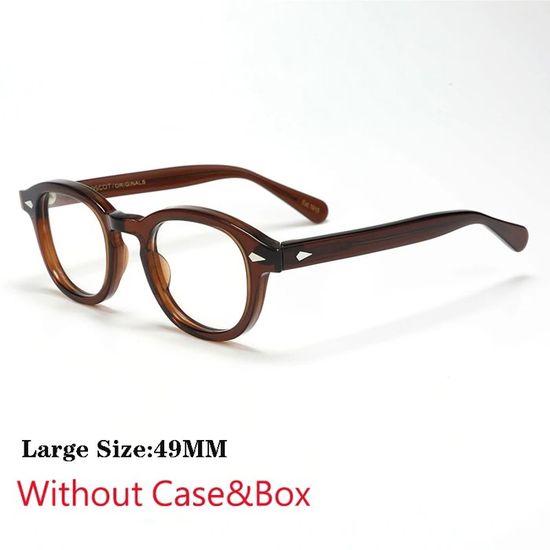 Lunettes De Soleil PIFWEAR Johnny Depp - Monture Marron Acétate - Verres Bleus Dégradé - Neuf