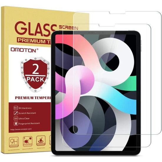 2 Pack Verre Trempé pour iPad Air 4/ iPad Pro 11 2020/2018, Protection  Ecran Ultra Transparent, Haute Sensibilité Compatible avec i - Cdiscount  Informatique