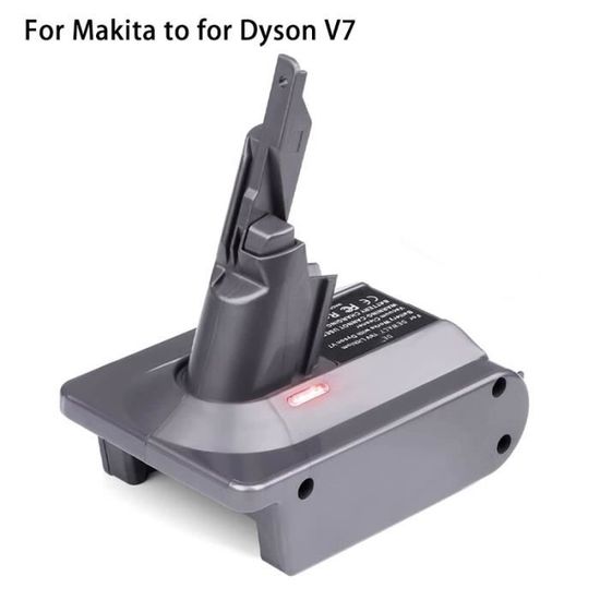 Vhbw Adaptateur batterie compatible avec Dyson V6 Absolute, Animal  aspirateur - Pour accus 18 V Li-ion par ex. compatible avec Makita BL1830