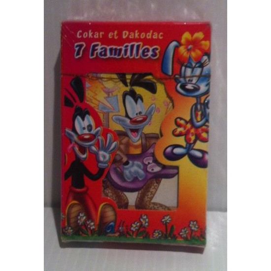 Lot De 10 Jeux De Cartes 7 Familles – Déstockage Cokar & Dakodac – Neuf