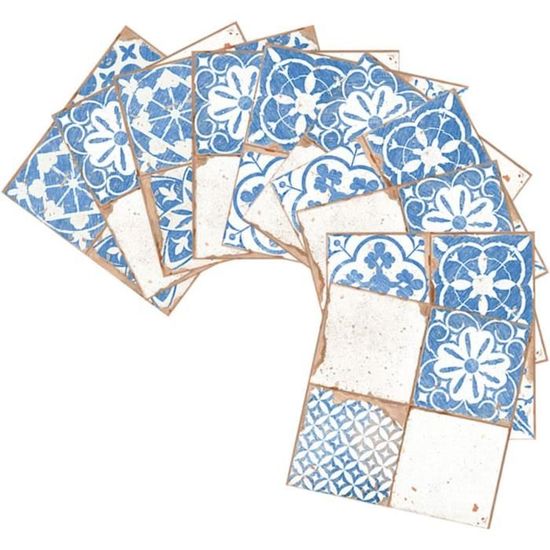 Paquet de 4 carreaux muraux peler-coller Fabrini de la collecti