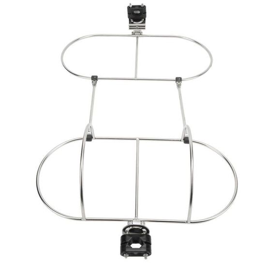Support De Garde-boue Pour Garde-boue De Yacht Marin De 7 Pouces, Support De Garde-boue De Bateau Pliable En Acier Inoxydable à Double Support Pour Marines, Bateaux, Navires
