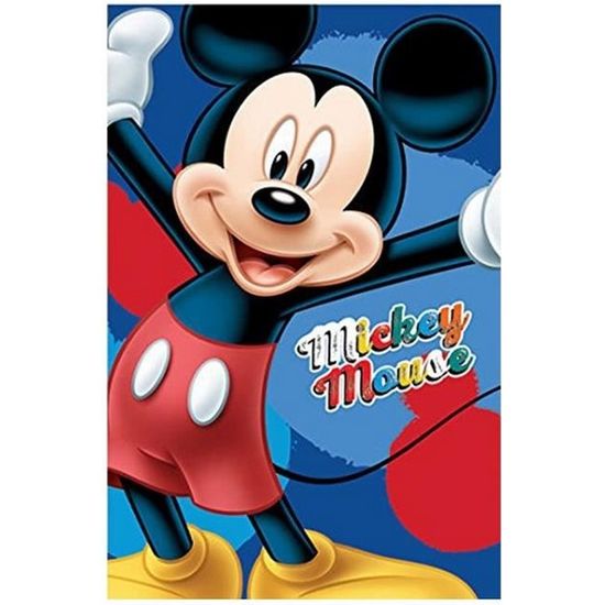 MICKEY - Plaid Polaire 100% Polyester '100x140cm' : : Couverture  DISNEY