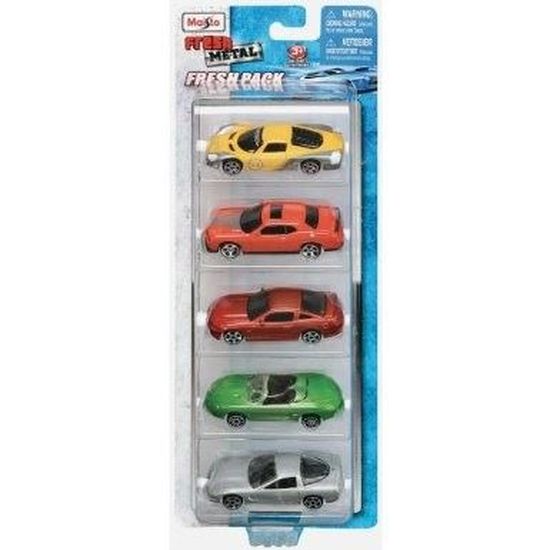 Coffret 5 Pieces MAISTO Vehicules en metal a l echelle 1 72 Pour Enfant a partir de 3 ans Cdiscount Jeux Jouets