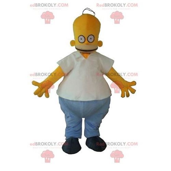 Mascotte De Homer Simpson Celebre Personnage De Dessin Anime Costume Redbrokoly Com Personnalisable Cdiscount Jeux Jouets