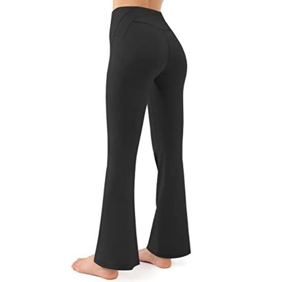 Pyjama RMLBH Pantalon de Yoga Bootcut avec Poches, Pantalon de Contrôle du Ventre Bootleg Bas à Pyjama RMLBH Pantalon de Yoga Bootcut avec Poches, Pantalon de Contrôle du Ventre Bootleg Bas à