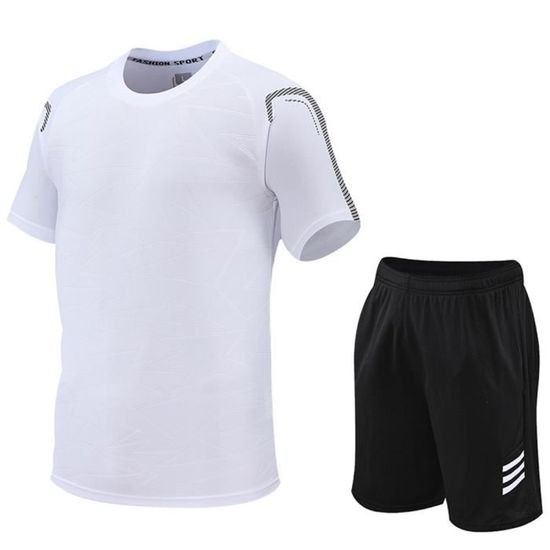 seiveini Short de Course pour Homme Shorts d'Entraînement 2-in-1 Sport Fitness Gym avec Poche à Séchage Rapide A Abricot M