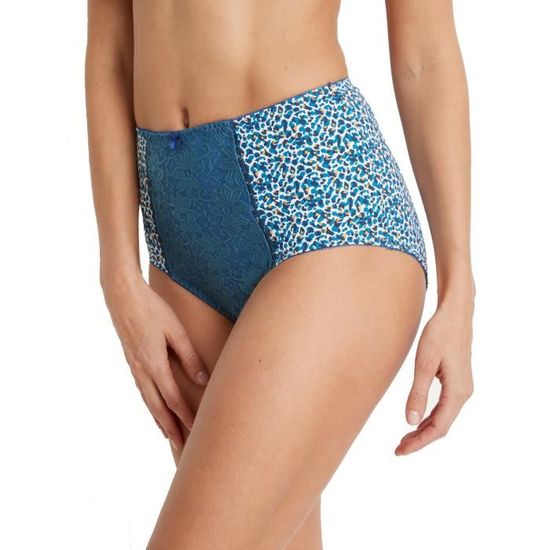 BALSAMIK by Daxon Culotte maxi effet ventre plat lot de 2 Imprime bleu blanc Couleurs multiples Cdiscount Pret a Porter